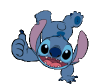 Stitch Line Sticker Sticker - Stitch Line Sticker Thumbs Up Stickers