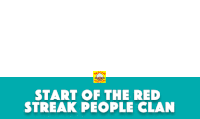 Navamojis Start Of The Red Streak People Clan Sticker - Navamojis Start Of The Red Streak People Clan Stickers