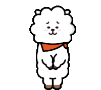 Bt21 Bowing Sticker - Bt21 Bowing Rj Stickers