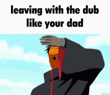Leaving With The Dub Tobi GIF - Leaving With The Dub Tobi Obito GIFs