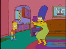 Simpson marge nackt marge Simpsons Frau