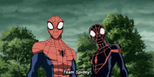 Ultimate Spider Man Team Spidey GIF - Ultimate Spider Man Team Spidey Miles Morales GIFs