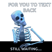 Waiting Skeleton GIF - Waiting Skeleton Still Waiting GIFs