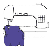 sewing stitching needlework couture sewing machine