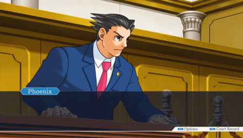 Phoenix Wright Ace Attorney GIF - Phoenix Wright Ace Attorney Witness -  Discover & Share GIFs