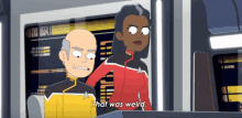 That Was Weird Captain Freeman GIF - That Was Weird Captain Freeman Star Trek Lower Decks GIFs