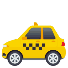 taxi travel joypixels taxicab cab fare