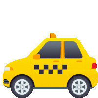 Taxi Travel Sticker - Taxi Travel Joypixels Stickers