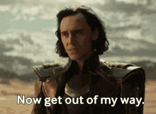 Get Out Of My Way Loki GIF - Get Out Of My Way Loki Marvel GIFs