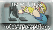 warioware notes app apology wario warioware notes app apology wario