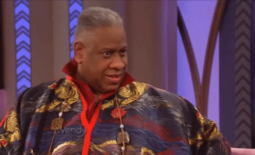 Andre Leon Talley Vogue GIF - Andre Leon Talley Vogue Annoyed GIFs