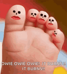 Toes Foot GIF - Toes Foot It Burns GIFs