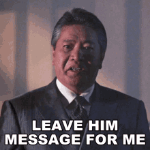 Leave Him Message For Me Sato GIF - Leave Him Message For Me Sato The Karate Kid Ii GIFs