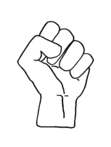 Revolutionary Goans Fist GIF - Revolutionary Goans Fist Blink GIFs