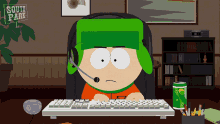computer kyle south park typing working