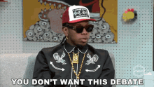 you dont want this debate you wont like it lets not talk about it dismissing trinidad james you dont want this debate you wont like it lets not talk about it dismissing trinidad james