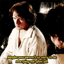 Outlander Sam Heughan GIF - Outlander Sam Heughan Marriage GIFs
