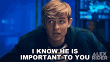 I Know He Is Important To You Alex Rider GIF - I Know He Is Important To You Alex Rider I Know You Care More About Him GIFs