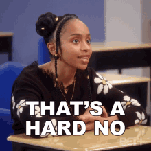 Thats A Hard No Janelle GIF - Thats A Hard No Janelle The Ms Pat Show GIFs