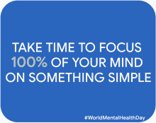 focus your mind on something simple like drinking coffee world mental health day mental health awareness google
