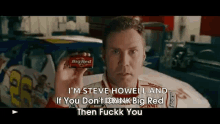 Ricky Bobby Fuck You GIF - Ricky Bobby Fuck You If You Dont Chew Big Red Then Fuck You GIFs