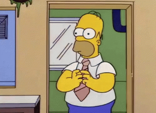 Simpsons Nervous GIF - Simpsons Nervous What To Do GIFs