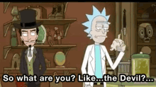 Rick And Morty What Are You GIF - Rick And Morty What Are You The Devil GIFs