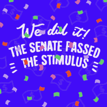 Senate Passed The Stimulus Stimulus Check GIF - Senate Passed The Stimulus Stimulus Senate GIFs
