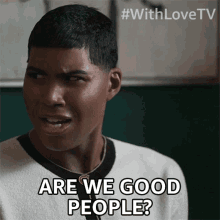 Are We Good People With Love GIF - Are We Good People With Love Are We Charitable GIFs