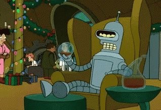 Futurama Relax GIF - Futurama Relax Christmas - Discover &amp; Share GIFs