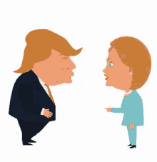 Clinton Trump GIF - Debate Presidential Debate2016 Yelling GIFs