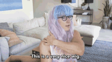 This Is A Very Nice Wig Check Out My Wig GIF - This Is A Very Nice Wig Check Out My Wig Cool Wig GIFs