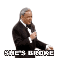 Shes Broke Frank Sinatra GIF - Shes Broke Frank Sinatra Lady Is A Tramp Song GIFs