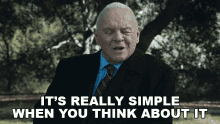 Its Really Simple When You Think About It The Mentor GIF - Its Really Simple When You Think About It The Mentor Anthony Hopkins GIFs