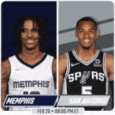 Memphis Grizzlies Vs. San Antonio Spurs Pre Game GIF - Nba Basketball Nba 2021 GIFs