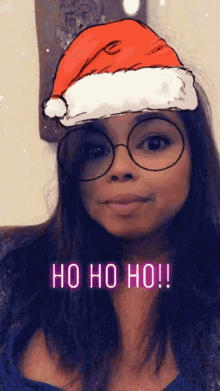 Ho Ho Ho Christmas GIF - Ho Ho Ho Christmas Santa Hat GIFs