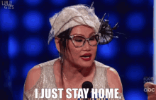 lulu gifs celebrity family feud i stay at home stay at home home body