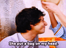 Bag On My Head Sex GIF - Bag On My Head Sex Andy Samburg GIFs