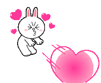 Cony Rabbit Bunny Sticker - Cony Rabbit Bunny Love Stickers