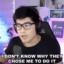 I Dont Know Why They Chose Me To Do It Ryan Higa GIF - I Dont Know Why They Chose Me To Do It Ryan Higa Higatv GIFs