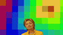 Hillary Clinton Color GIF - Hillary Clinton Color Rainbow GIFs