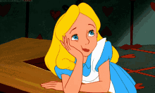 Alice In Wonderland Disney GIF - Alice In Wonderland Disney Bored GIFs