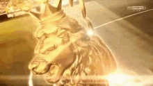 gold lion lioness roar golden