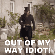 Out Of My Way Idiot Mr Malcolms List GIF - Out Of My Way Idiot Mr Malcolms List Fool Get Out Of My Path GIFs