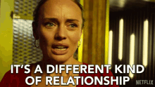 Its A Different Kind Of Relationship Laura Haddock GIF - Its A Different Kind Of Relationship Laura Haddock Zoe Walker GIFs