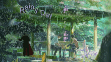 Anime Rainy Day GIF - Anime Rainy Day Dancing GIFs