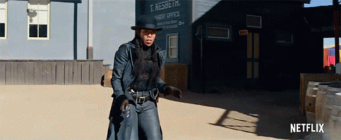 Gun Fire Trudy Smith GIF - Gun Fire Trudy Smith The Harder They GIFs