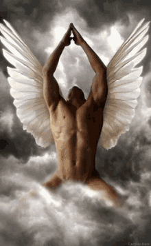 Fallen Angel Man GIF - Fallen Angel Man Wings GIFs