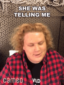 She Was Telling Me Lots Of Things About You Fortune Feimster GIF - She Was Telling Me Lots Of Things About You Fortune Feimster Cameo GIFs