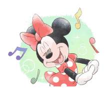 fa la la la la singing minnie mouse cute disney